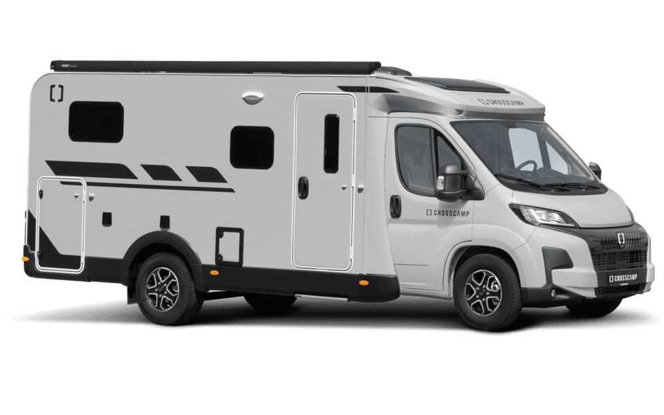 Crosscamp EXPDN Van 6.6 E vu de profil, sur fond blanc